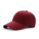 casquette baseball homme longue visière été rouge bordeaux
