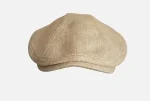 casquette moderne homme lin beige été