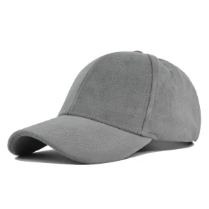 casquette baseball velours homme grise